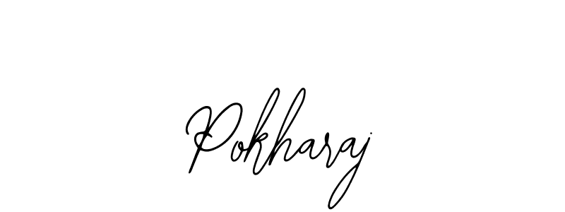 How to make Pokharaj signature? Bearetta-2O07w is a professional autograph style. Create handwritten signature for Pokharaj name. Pokharaj signature style 12 images and pictures png