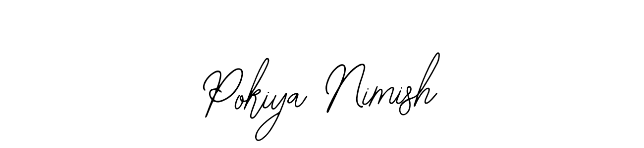 Pokiya Nimish stylish signature style. Best Handwritten Sign (Bearetta-2O07w) for my name. Handwritten Signature Collection Ideas for my name Pokiya Nimish. Pokiya Nimish signature style 12 images and pictures png