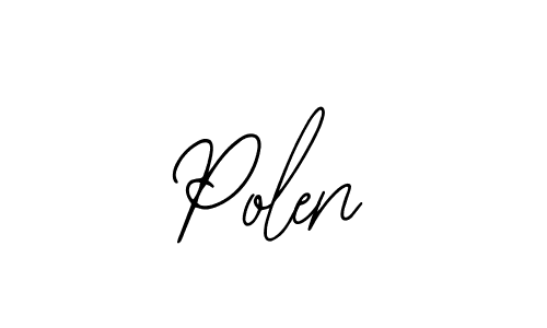You should practise on your own different ways (Bearetta-2O07w) to write your name (Polen) in signature. don't let someone else do it for you. Polen signature style 12 images and pictures png