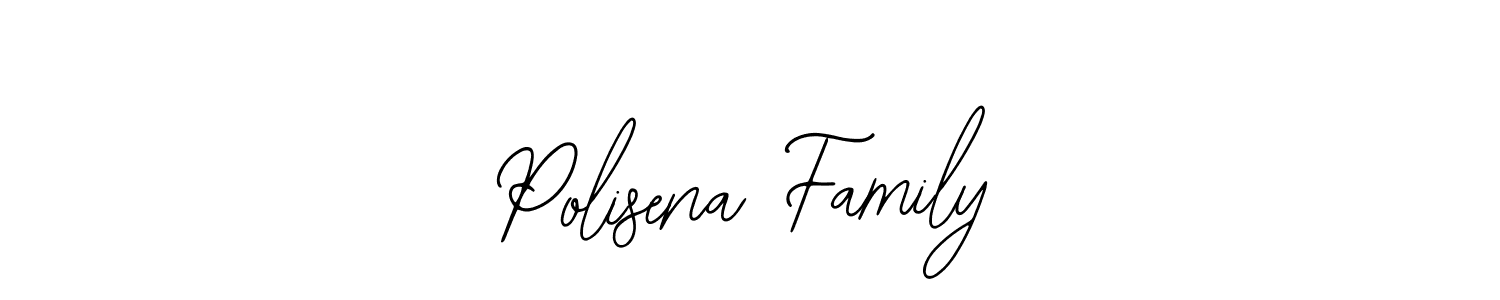 Similarly Bearetta-2O07w is the best handwritten signature design. Signature creator online .You can use it as an online autograph creator for name Polisena Family. Polisena Family signature style 12 images and pictures png