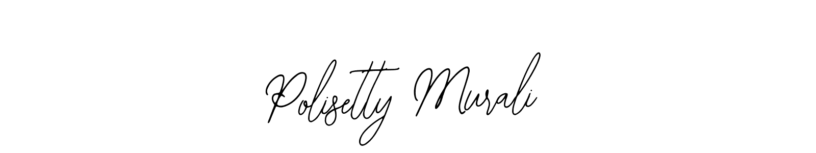 if you are searching for the best signature style for your name Polisetty Murali. so please give up your signature search. here we have designed multiple signature styles  using Bearetta-2O07w. Polisetty Murali signature style 12 images and pictures png