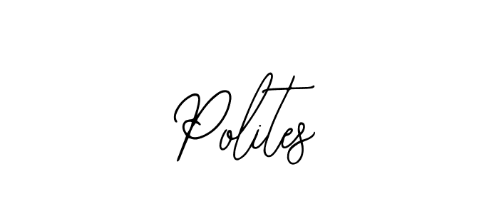 How to make Polites name signature. Use Bearetta-2O07w style for creating short signs online. This is the latest handwritten sign. Polites signature style 12 images and pictures png