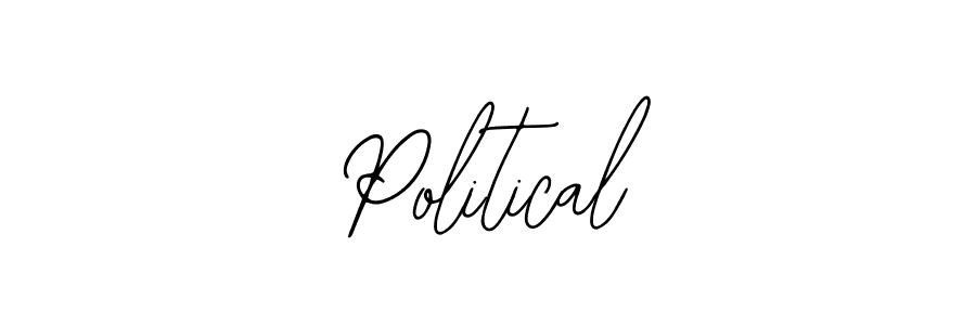 How to make Political signature? Bearetta-2O07w is a professional autograph style. Create handwritten signature for Political name. Political signature style 12 images and pictures png