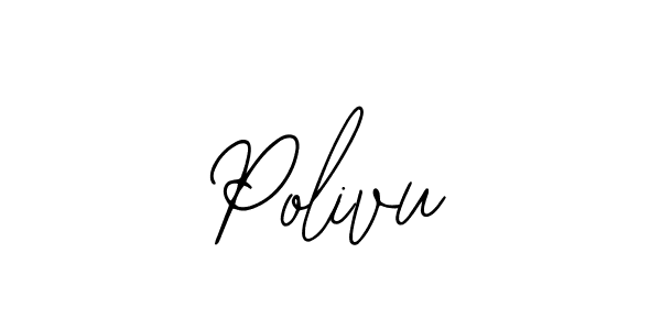 The best way (Bearetta-2O07w) to make a short signature is to pick only two or three words in your name. The name Polivu include a total of six letters. For converting this name. Polivu signature style 12 images and pictures png