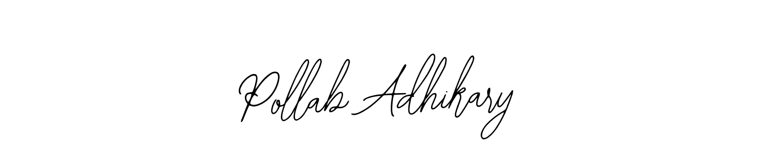 Make a beautiful signature design for name Pollab Adhikary. With this signature (Bearetta-2O07w) style, you can create a handwritten signature for free. Pollab Adhikary signature style 12 images and pictures png