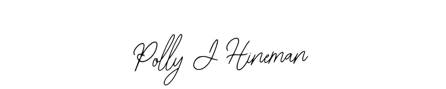 Make a beautiful signature design for name Polly J Hineman. Use this online signature maker to create a handwritten signature for free. Polly J Hineman signature style 12 images and pictures png