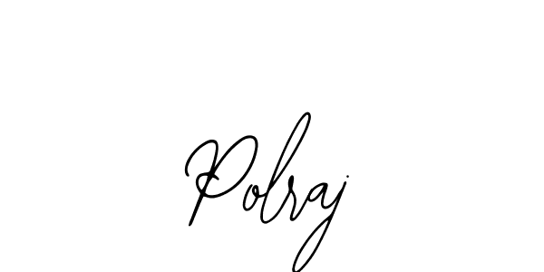 How to make Polraj name signature. Use Bearetta-2O07w style for creating short signs online. This is the latest handwritten sign. Polraj signature style 12 images and pictures png