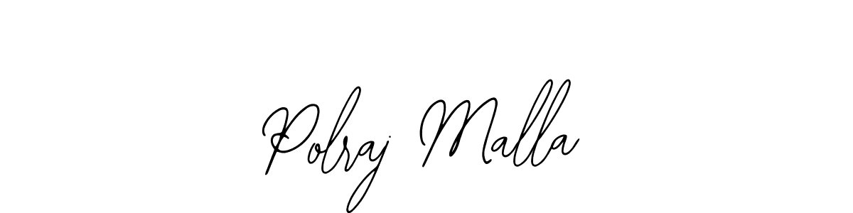 Similarly Bearetta-2O07w is the best handwritten signature design. Signature creator online .You can use it as an online autograph creator for name Polraj Malla. Polraj Malla signature style 12 images and pictures png