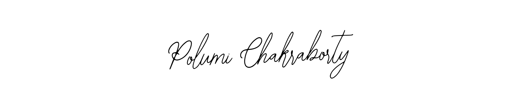 Polumi Chakraborty stylish signature style. Best Handwritten Sign (Bearetta-2O07w) for my name. Handwritten Signature Collection Ideas for my name Polumi Chakraborty. Polumi Chakraborty signature style 12 images and pictures png