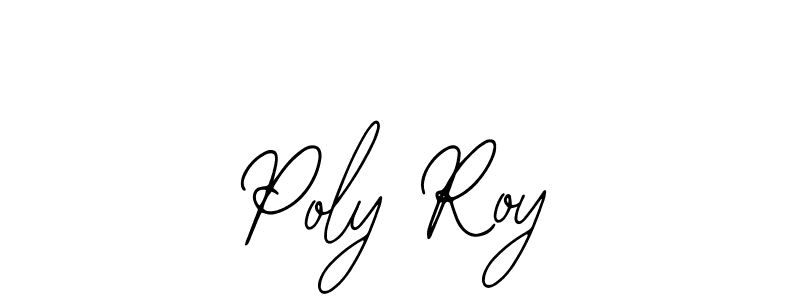 Make a beautiful signature design for name Poly Roy. With this signature (Bearetta-2O07w) style, you can create a handwritten signature for free. Poly Roy signature style 12 images and pictures png