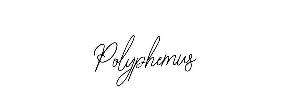 Use a signature maker to create a handwritten signature online. With this signature software, you can design (Bearetta-2O07w) your own signature for name Polyphemus. Polyphemus signature style 12 images and pictures png