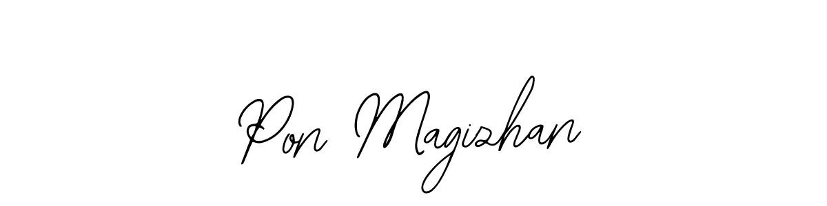 Make a beautiful signature design for name Pon Magizhan. Use this online signature maker to create a handwritten signature for free. Pon Magizhan signature style 12 images and pictures png