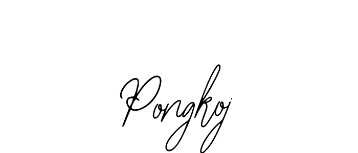 Bearetta-2O07w is a professional signature style that is perfect for those who want to add a touch of class to their signature. It is also a great choice for those who want to make their signature more unique. Get Pongkoj name to fancy signature for free. Pongkoj signature style 12 images and pictures png