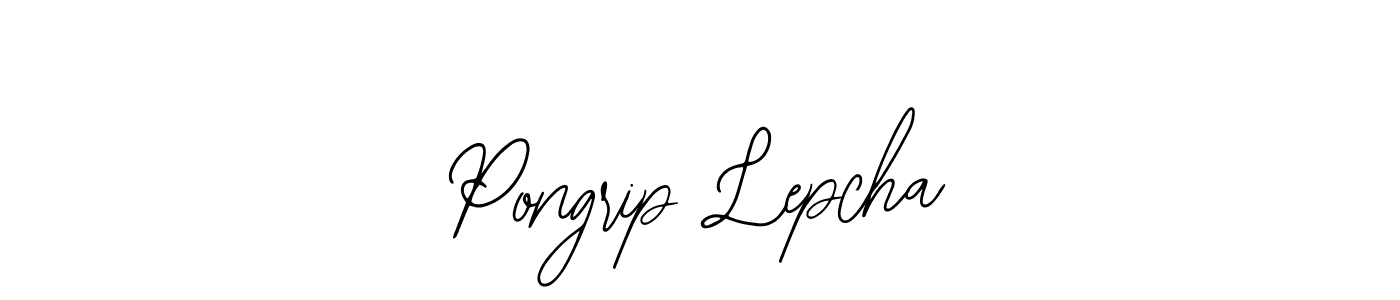 How to make Pongrip Lepcha signature? Bearetta-2O07w is a professional autograph style. Create handwritten signature for Pongrip Lepcha name. Pongrip Lepcha signature style 12 images and pictures png