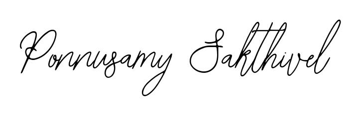 Use a signature maker to create a handwritten signature online. With this signature software, you can design (Bearetta-2O07w) your own signature for name Ponnusamy Sakthivel. Ponnusamy Sakthivel signature style 12 images and pictures png