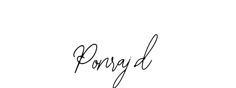 How to Draw Ponraj.d signature style? Bearetta-2O07w is a latest design signature styles for name Ponraj.d. Ponraj.d signature style 12 images and pictures png