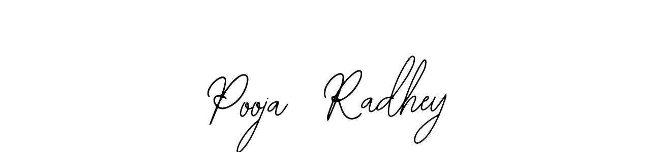 You can use this online signature creator to create a handwritten signature for the name Pooja  Radhey. This is the best online autograph maker. Pooja  Radhey signature style 12 images and pictures png