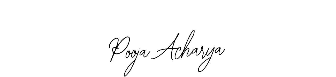 Make a short Pooja Acharya signature style. Manage your documents anywhere anytime using Bearetta-2O07w. Create and add eSignatures, submit forms, share and send files easily. Pooja Acharya signature style 12 images and pictures png