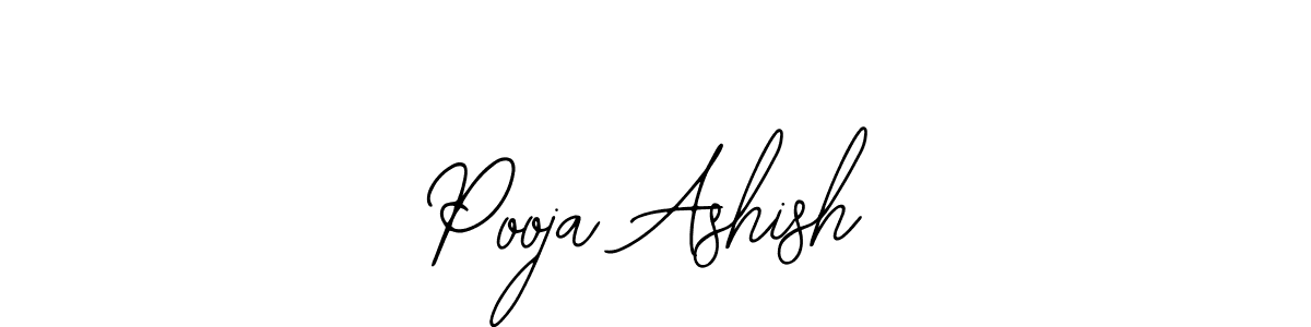 if you are searching for the best signature style for your name Pooja Ashish. so please give up your signature search. here we have designed multiple signature styles  using Bearetta-2O07w. Pooja Ashish signature style 12 images and pictures png