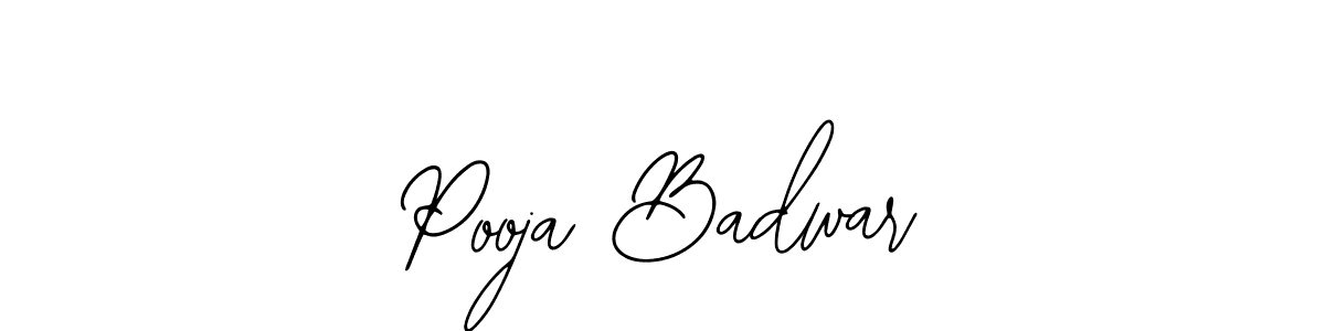 How to make Pooja Badwar signature? Bearetta-2O07w is a professional autograph style. Create handwritten signature for Pooja Badwar name. Pooja Badwar signature style 12 images and pictures png