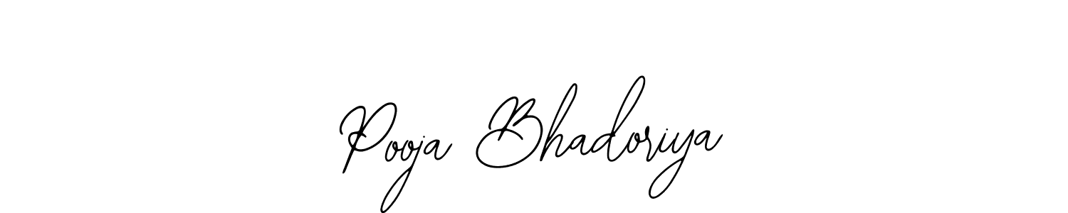 if you are searching for the best signature style for your name Pooja Bhadoriya. so please give up your signature search. here we have designed multiple signature styles  using Bearetta-2O07w. Pooja Bhadoriya signature style 12 images and pictures png