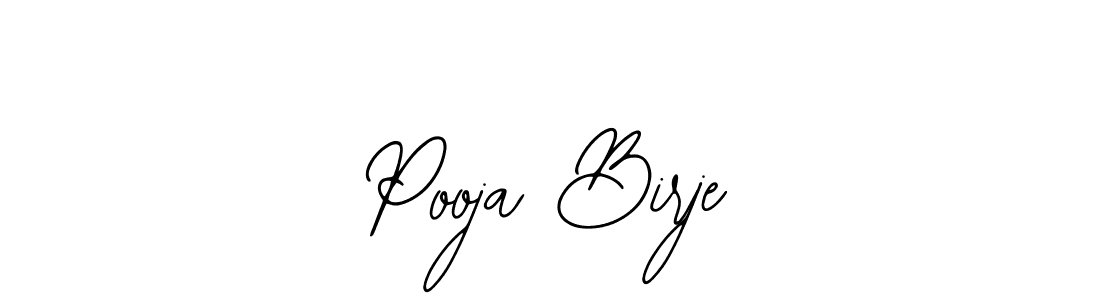Make a beautiful signature design for name Pooja Birje. Use this online signature maker to create a handwritten signature for free. Pooja Birje signature style 12 images and pictures png