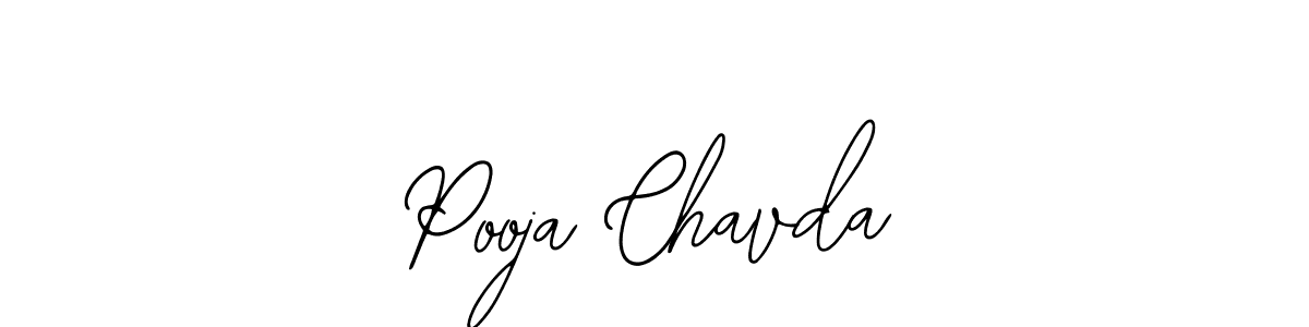 Also we have Pooja Chavda name is the best signature style. Create professional handwritten signature collection using Bearetta-2O07w autograph style. Pooja Chavda signature style 12 images and pictures png