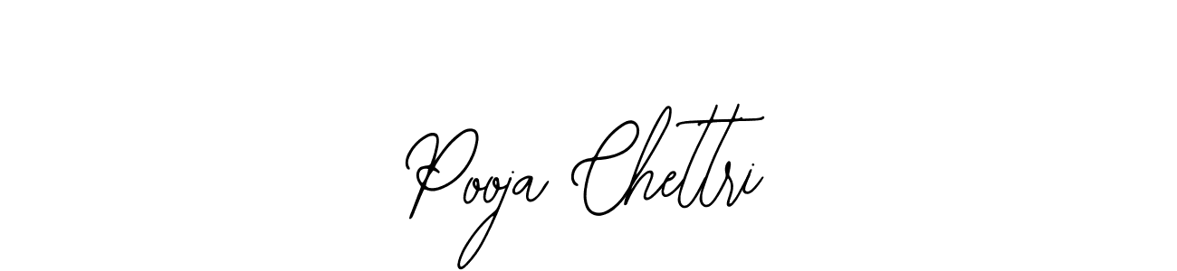 How to make Pooja Chettri name signature. Use Bearetta-2O07w style for creating short signs online. This is the latest handwritten sign. Pooja Chettri signature style 12 images and pictures png
