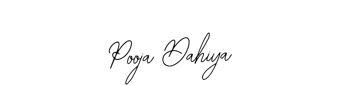 Use a signature maker to create a handwritten signature online. With this signature software, you can design (Bearetta-2O07w) your own signature for name Pooja Dahiya. Pooja Dahiya signature style 12 images and pictures png