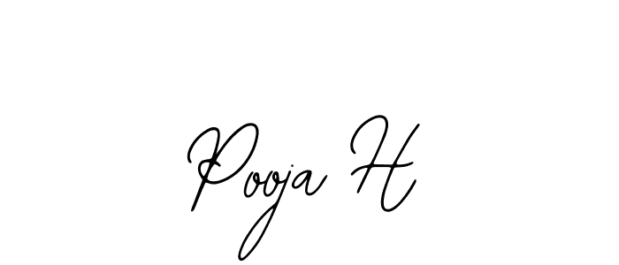 Pooja H stylish signature style. Best Handwritten Sign (Bearetta-2O07w) for my name. Handwritten Signature Collection Ideas for my name Pooja H. Pooja H signature style 12 images and pictures png