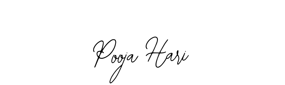 You should practise on your own different ways (Bearetta-2O07w) to write your name (Pooja Hari) in signature. don't let someone else do it for you. Pooja Hari signature style 12 images and pictures png