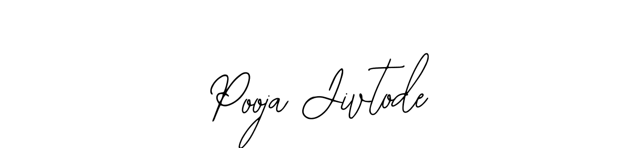 The best way (Bearetta-2O07w) to make a short signature is to pick only two or three words in your name. The name Pooja Jivtode include a total of six letters. For converting this name. Pooja Jivtode signature style 12 images and pictures png