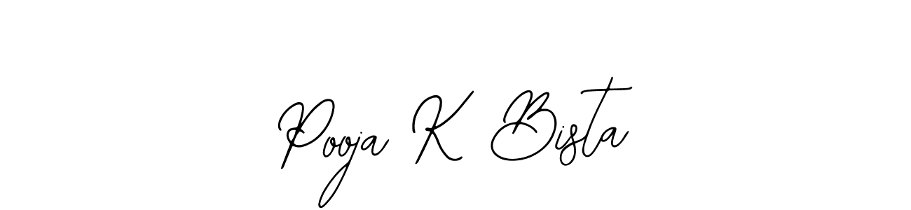 It looks lik you need a new signature style for name Pooja K Bista. Design unique handwritten (Bearetta-2O07w) signature with our free signature maker in just a few clicks. Pooja K Bista signature style 12 images and pictures png