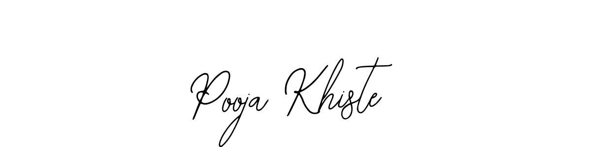 Make a beautiful signature design for name Pooja Khiste. Use this online signature maker to create a handwritten signature for free. Pooja Khiste signature style 12 images and pictures png