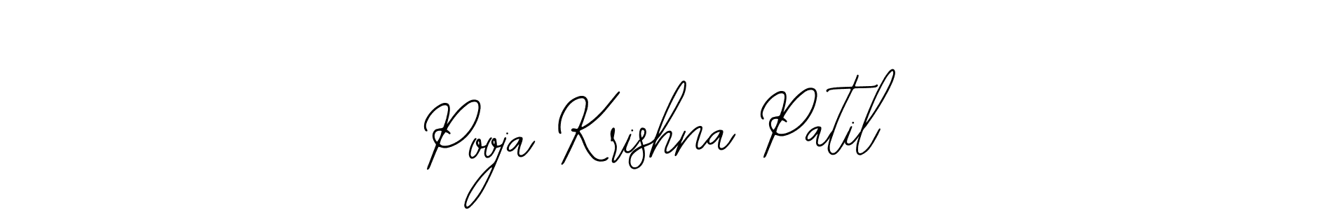 This is the best signature style for the Pooja Krishna Patil name. Also you like these signature font (Bearetta-2O07w). Mix name signature. Pooja Krishna Patil signature style 12 images and pictures png