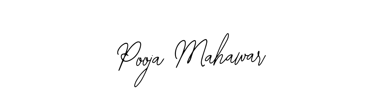 The best way (Bearetta-2O07w) to make a short signature is to pick only two or three words in your name. The name Pooja Mahawar include a total of six letters. For converting this name. Pooja Mahawar signature style 12 images and pictures png