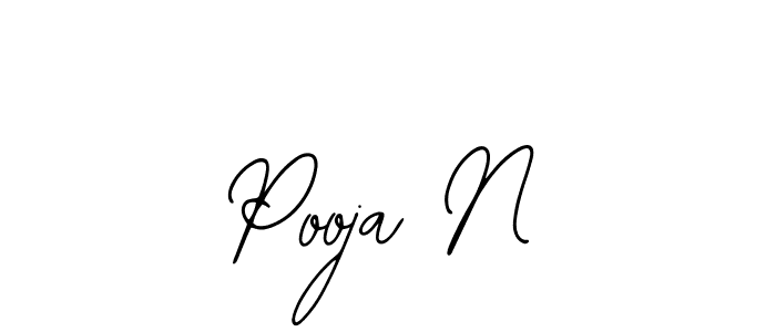 if you are searching for the best signature style for your name Pooja N. so please give up your signature search. here we have designed multiple signature styles  using Bearetta-2O07w. Pooja N signature style 12 images and pictures png