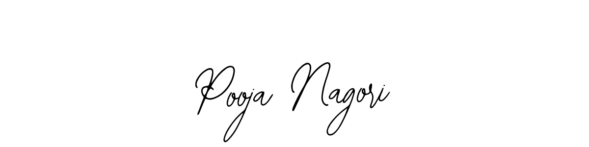 How to make Pooja Nagori name signature. Use Bearetta-2O07w style for creating short signs online. This is the latest handwritten sign. Pooja Nagori signature style 12 images and pictures png