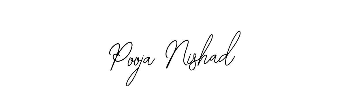 Bearetta-2O07w is a professional signature style that is perfect for those who want to add a touch of class to their signature. It is also a great choice for those who want to make their signature more unique. Get Pooja Nishad name to fancy signature for free. Pooja Nishad signature style 12 images and pictures png