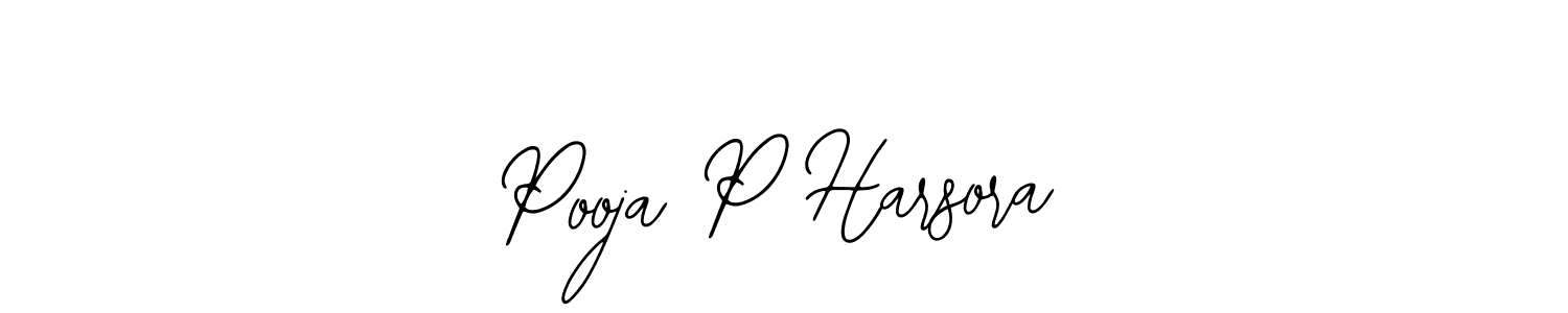 Bearetta-2O07w is a professional signature style that is perfect for those who want to add a touch of class to their signature. It is also a great choice for those who want to make their signature more unique. Get Pooja P Harsora name to fancy signature for free. Pooja P Harsora signature style 12 images and pictures png