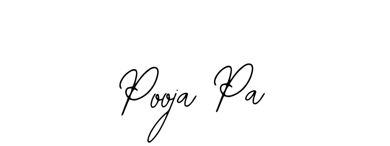 Make a short Pooja Pa signature style. Manage your documents anywhere anytime using Bearetta-2O07w. Create and add eSignatures, submit forms, share and send files easily. Pooja Pa signature style 12 images and pictures png