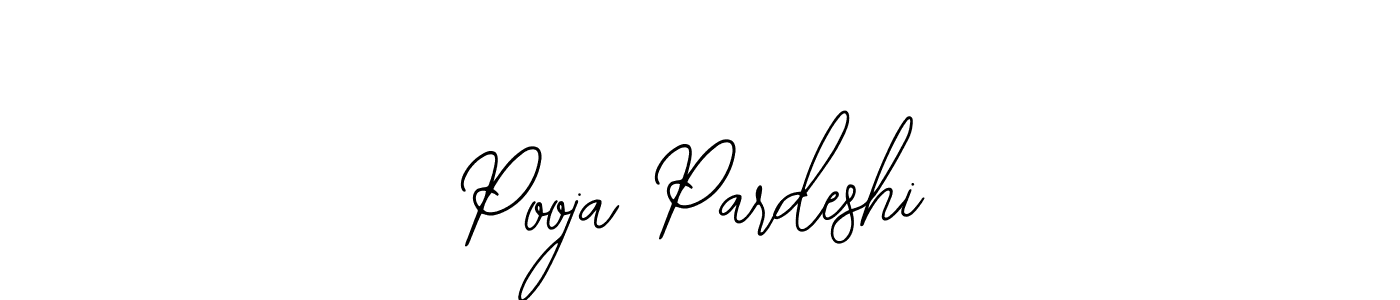 Also we have Pooja Pardeshi name is the best signature style. Create professional handwritten signature collection using Bearetta-2O07w autograph style. Pooja Pardeshi signature style 12 images and pictures png