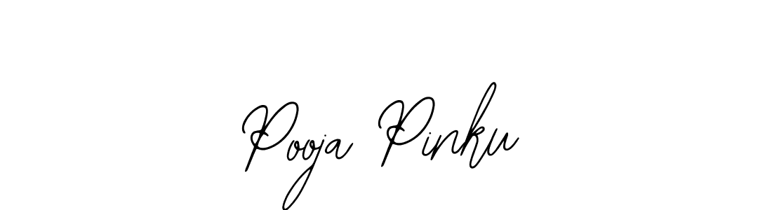 You should practise on your own different ways (Bearetta-2O07w) to write your name (Pooja Pinku) in signature. don't let someone else do it for you. Pooja Pinku signature style 12 images and pictures png