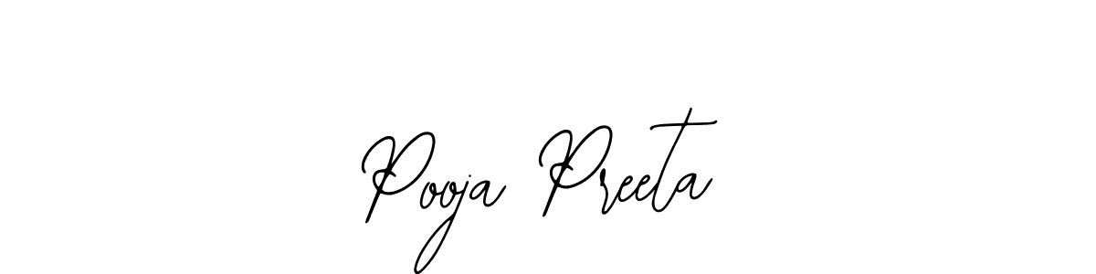 Similarly Bearetta-2O07w is the best handwritten signature design. Signature creator online .You can use it as an online autograph creator for name Pooja Preeta. Pooja Preeta signature style 12 images and pictures png