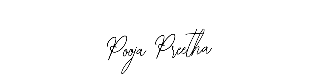 Pooja Preetha stylish signature style. Best Handwritten Sign (Bearetta-2O07w) for my name. Handwritten Signature Collection Ideas for my name Pooja Preetha. Pooja Preetha signature style 12 images and pictures png