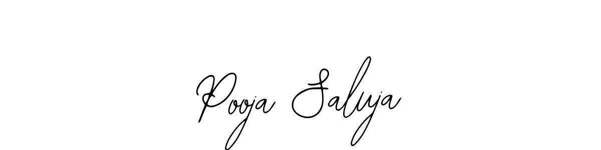 It looks lik you need a new signature style for name Pooja Saluja. Design unique handwritten (Bearetta-2O07w) signature with our free signature maker in just a few clicks. Pooja Saluja signature style 12 images and pictures png