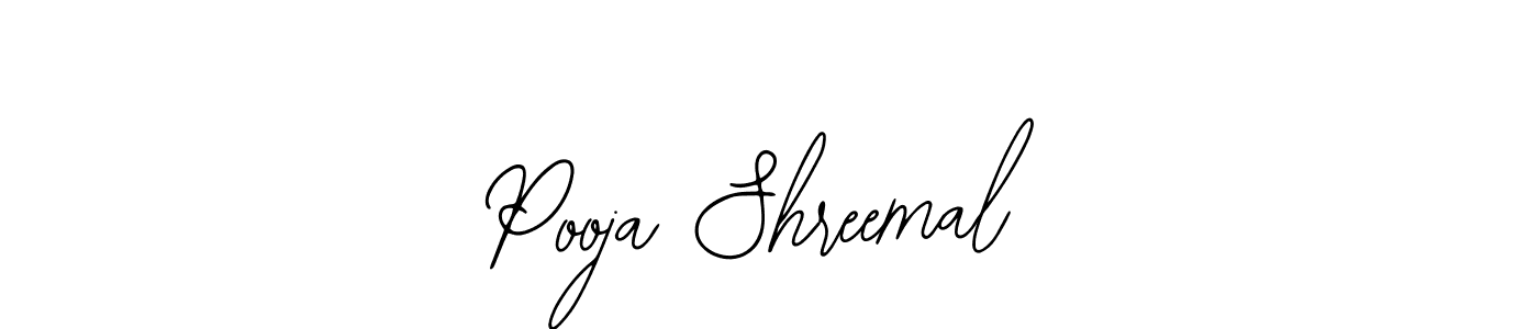 Create a beautiful signature design for name Pooja Shreemal. With this signature (Bearetta-2O07w) fonts, you can make a handwritten signature for free. Pooja Shreemal signature style 12 images and pictures png