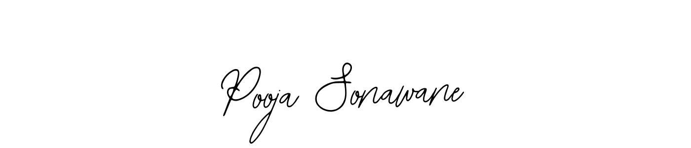 Pooja Sonawane stylish signature style. Best Handwritten Sign (Bearetta-2O07w) for my name. Handwritten Signature Collection Ideas for my name Pooja Sonawane. Pooja Sonawane signature style 12 images and pictures png