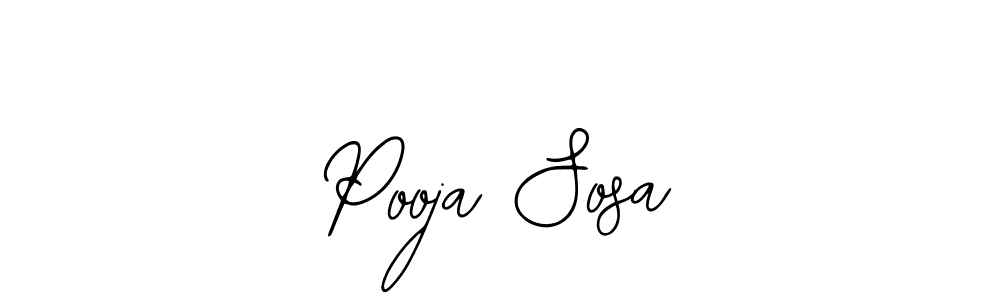 How to make Pooja Sosa signature? Bearetta-2O07w is a professional autograph style. Create handwritten signature for Pooja Sosa name. Pooja Sosa signature style 12 images and pictures png
