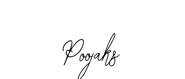 Poojaks stylish signature style. Best Handwritten Sign (Bearetta-2O07w) for my name. Handwritten Signature Collection Ideas for my name Poojaks. Poojaks signature style 12 images and pictures png